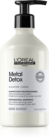 L’Oréal Professionnel Serie Expert Metal Detox szampon głęboko oczyszczający do włosów farbowanych i zniszczonych