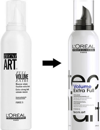 L’Oréal Professionnel Tecni.Art Full Volume Extra dús frizurát biztosító erős fixáló hab