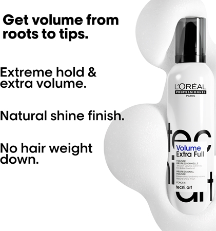 L’Oréal Professionnel Tecni.Art Full Volume Extra mousse fixation forte pour donner du volume
