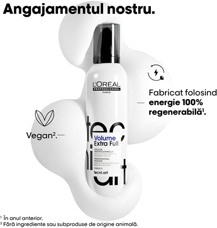 L’Oréal Professionnel Tecni.Art Full Volume Extra spuma pentru fixare puternica pentru volum