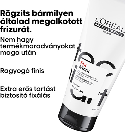 L’Oréal Professionnel Tecni.Art Fix Max erős fixálású gél a hajra