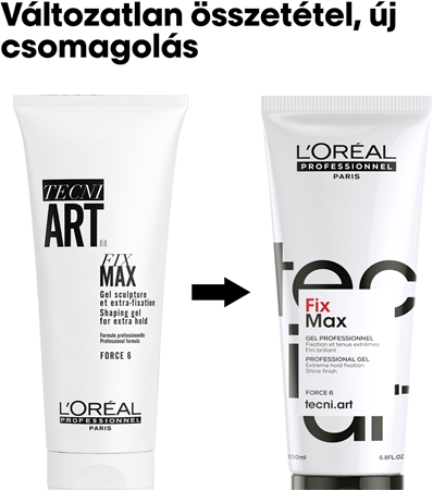 L’Oréal Professionnel Tecni.Art Fix Max erős fixálású gél a hajra
