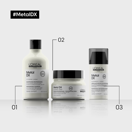 L’Oréal Professionnel Serie Expert Metal DX Skyddande kräm For bräckligt och stressat hår