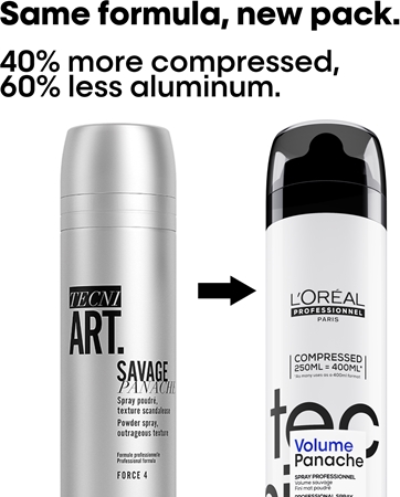 L’Oréal Professionnel Tecni.Art Savage Panache Pure Puderspray für das Haar