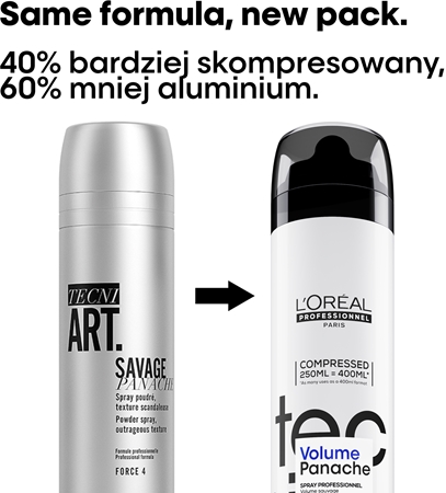 L’Oréal Professionnel Tecni.Art Savage Panache Pure puder w sprayu do włosów