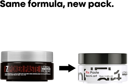 L’Oréal Professionnel Homme 7 Poker Modelleringspasta Extra stark stadga