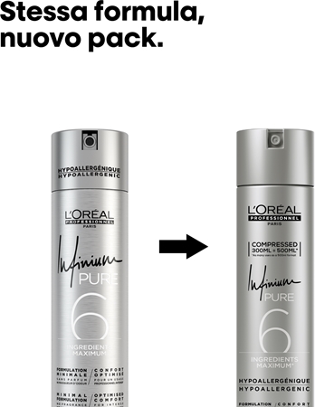 L’Oréal Professionnel Infinium Pure lacca per capelli ipoallergenica fissaggio forte