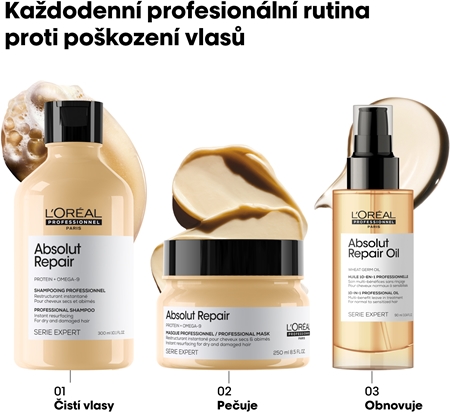 L’Oréal Professionnel Serie Expert Absolut Repair hloubkově regenerační maska pro suché a poškozené vlasy