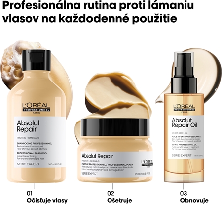 L’Oréal Professionnel Serie Expert Absolut Repair hlboko regeneračná maska pre suché a poškodené vlasy