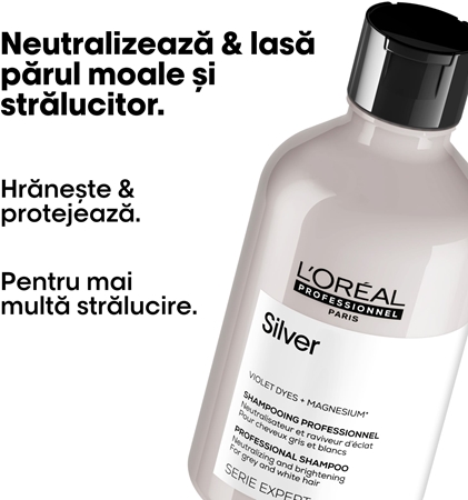 L’Oréal Professionnel Serie Expert Silver Sampon argintiu pentru par grizonat