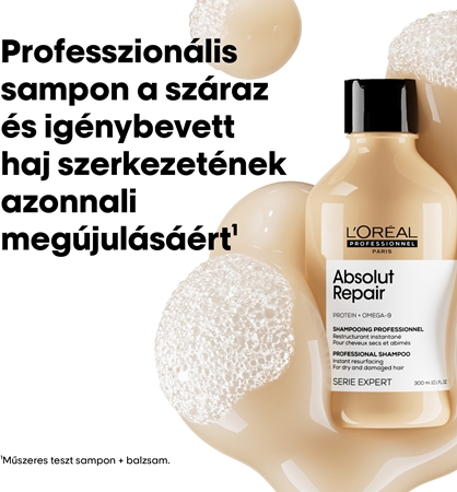 L’Oréal Professionnel Serie Expert Absolut Repair mélyregeneráló sampon száraz és sérült hajra