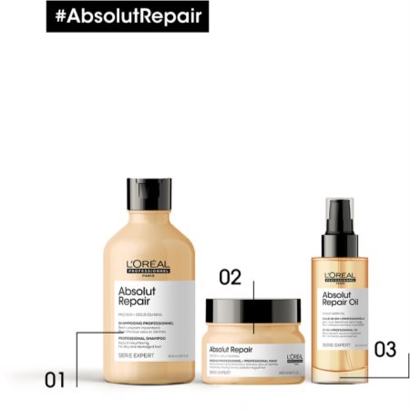 L’Oréal Professionnel Serie Expert Absolut Repair Djupt regenererande schampo för torrt och skadat hår