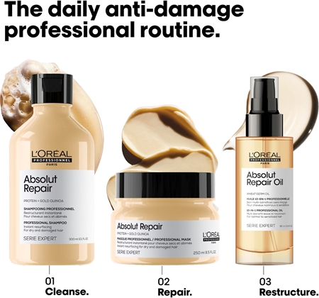 L’Oréal Professionnel Serie Expert Absolut Repair szampon głęboko regenerujący do włosów suchych i zniszczonych
