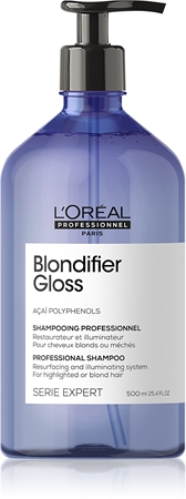 L’Oréal Professionnel Serie Expert Blondifier shampoo riparatore e ricostituente per capelli schiariti, con meches biondo freddo