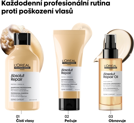 L’Oréal Professionnel Serie Expert Absolut Repair hloubkově regenerační kondicionér pro suché a poškozené vlasy