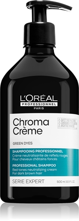 L’Oréal Professionnel Serie Expert Chroma Crème correttore di tinta per capelli per neutralizzare i toni rossi per capelli scuri