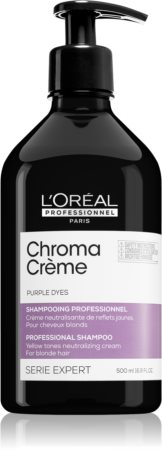 L’Oréal Professionnel Serie Expert Chroma Crème Shampoo zum Neutralisieren von Gelbstich für blonde Haare