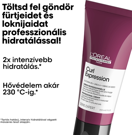 L’Oréal Professionnel Serie Expert Curl Expression hidratáló ápolás a hullámos és göndör hajra