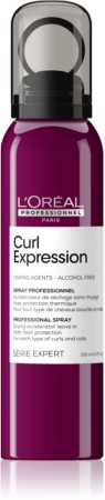 L’Oréal Professionnel Serie Expert Curl Expression leöblítést nem igénylő spray a gyorsabban beszárított hajhoz