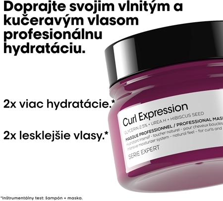 L’Oréal Professionnel Serie Expert Curl Expression intenzívna hydratačná maska pre vlnité a kučeravé vlasy