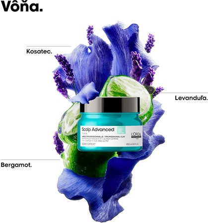 L’Oréal Professionnel Serie Expert Scalp Advanced šampón a maska 2 v 1 pre mastné vlasy a vlasovú pokožku