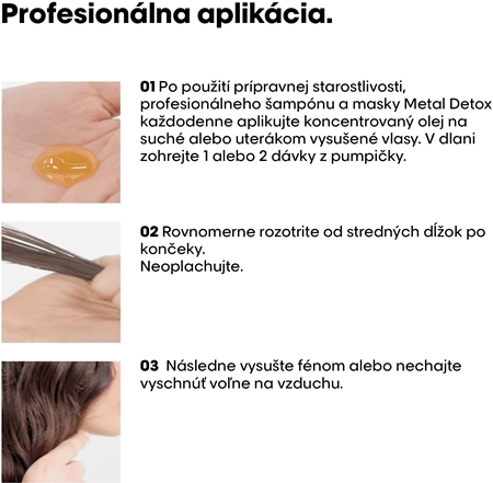 L’Oréal Professionnel Serie Expert Metal Detox vyživujúci olej na vlasy proti lámavosti vlasov