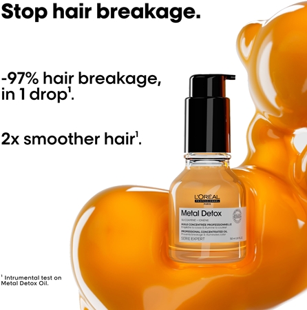 L’Oréal Professionnel Serie Expert Metal DX nährendes Öl für die Haare gegen brüchiges Haar