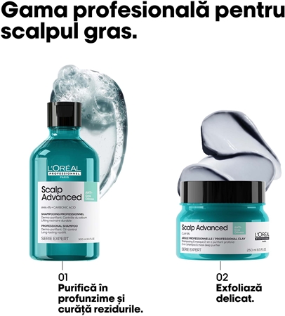 L’Oréal Professionnel Serie Expert Scalp Advanced sampon pentru curatare pentru un scalp seboreic