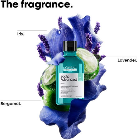 L’Oréal Professionnel Serie Expert Scalp Advanced valomasis šampūnas riebiai galvos odai