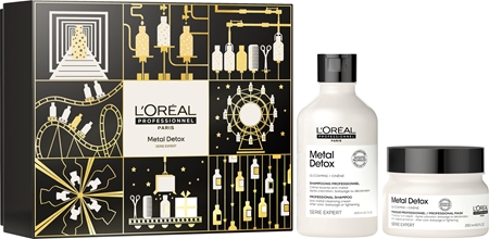 L’Oréal Professionnel Serie Expert Metal Detox darčeková sada (pre farbené a poškodené vlasy)