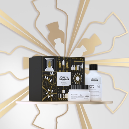 L’Oréal Professionnel Serie Expert Metal Detox darčeková sada (pre farbené a poškodené vlasy)