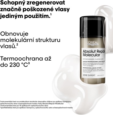 L’Oréal Professionnel Serie Expert Absolut Repair Molecular obnovující maska pro poškozené vlasy
