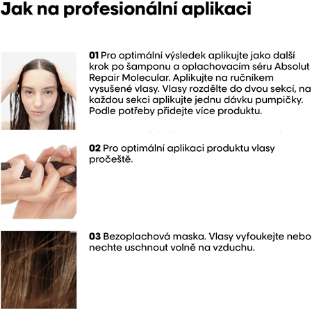L’Oréal Professionnel Serie Expert Absolut Repair Molecular obnovující maska pro poškozené vlasy