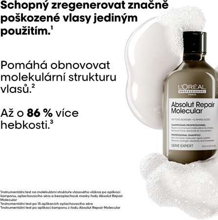 L’Oréal Professionnel Serie Expert Absolut Repair Molecular posilující šampon pro poškozené vlasy