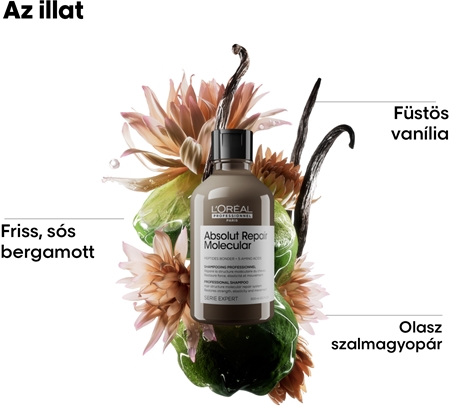 L’Oréal Professionnel Serie Expert Absolut Repair Molecular hajerősítő sampon a sérült hajra