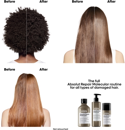 L’Oréal Professionnel Serie Expert Absolut Repair Molecular vahvistava shampoo vaurioituneille hiuksille