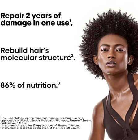 L’Oréal Professionnel Serie Expert Absolut Repair Molecular vahvistava shampoo vaurioituneille hiuksille