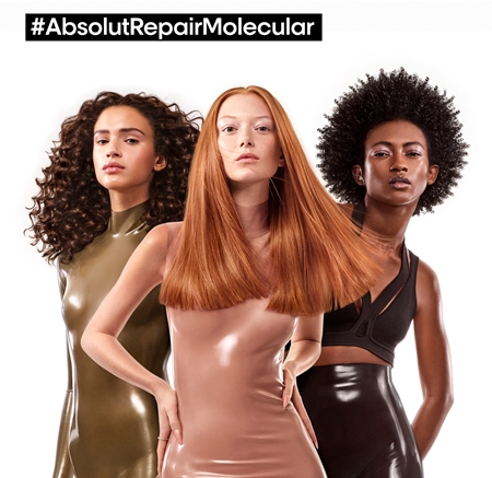 L’Oréal Professionnel Serie Expert Absolut Repair Molecular stiprinamasis šampūnas pažeistiems plaukams