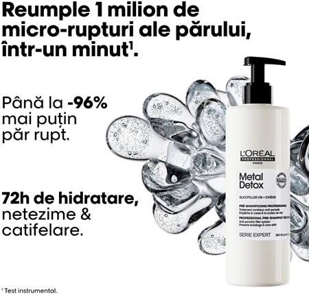 L’Oréal Professionnel Serie Expert Metal Detox tratament pre-sampon pentru par vopsit si deteriorat