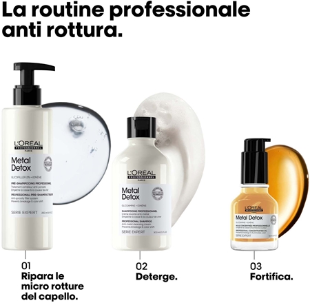 L’Oréal Professionnel Serie Expert Metal Detox trattamento pre-shampoo per capelli tinti e danneggiati