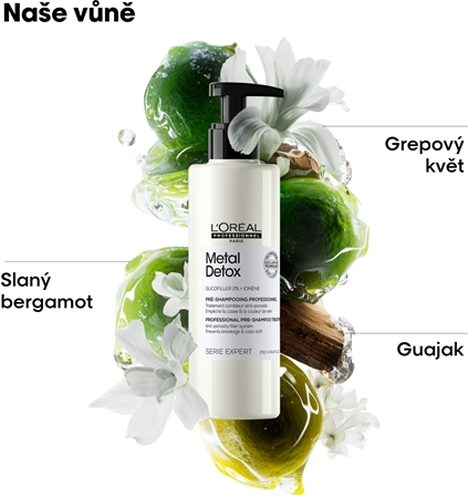 L’Oréal Professionnel Serie Expert Metal Detox před-šamponová péče pro barvené a poškozené vlasy