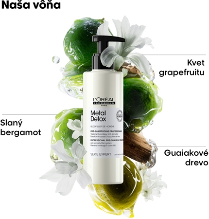 L’Oréal Professionnel Serie Expert Metal Detox pred-šampónová starostlivosť pre farbené a poškodené vlasy