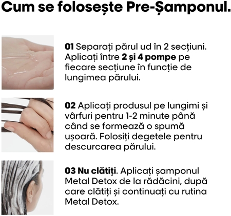 L’Oréal Professionnel Serie Expert Metal Detox tratament pre-sampon pentru par vopsit si deteriorat