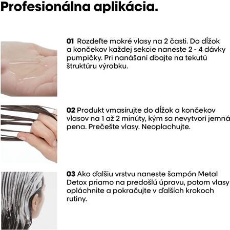 L’Oréal Professionnel Serie Expert Metal Detox pred-šampónová starostlivosť pre farbené a poškodené vlasy