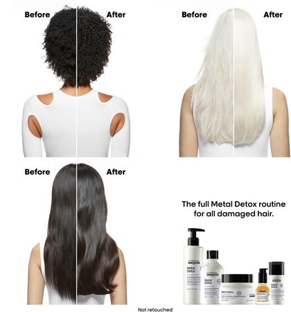 L’Oréal Professionnel Serie Expert Metal DX Feuchtigkeitspflege zur Nutzuung vor der Haarwäsche für gefärbtes und geschädigtes Haar
