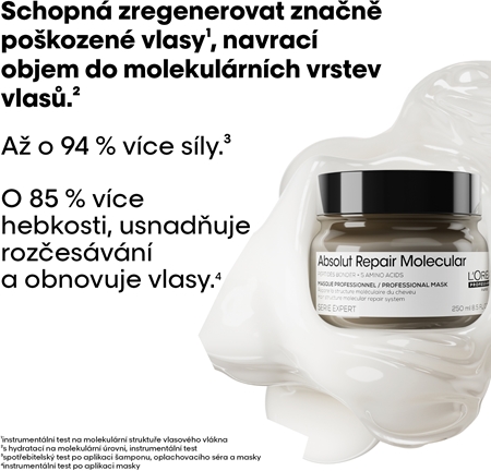 L’Oréal Professionnel Serie Expert Absolut Repair Molecular hloubkově posilující maska na vlasy