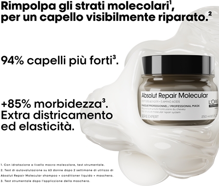 L’Oréal Professionnel Serie Expert Absolut Repair Molecular maschera per capelli rinforzante in profondità