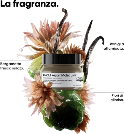 L’Oréal Professionnel Serie Expert Absolut Repair Molecular maschera per capelli rinforzante in profondità