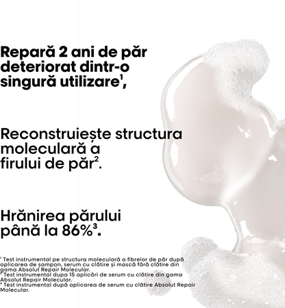 L’Oréal Professionnel Serie Expert Absolut Repair Molecular șampon fortifiant pentru păr deteriorat