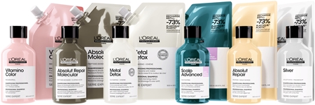 L’Oréal Professionnel Serie Expert Absolut Repair Molecular hajerősítő sampon a sérült hajra